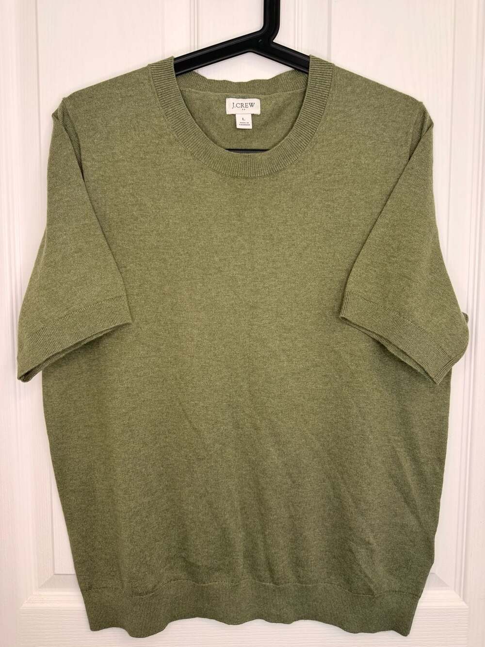 J.Crew Women's 100% Cotton Short Sleeve Crewneck Knit Sweater - Picture 2 of 8